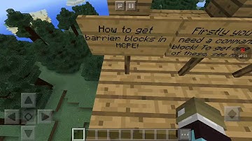 How to get BARRIER BLOCKS no mods in MCPE!!!