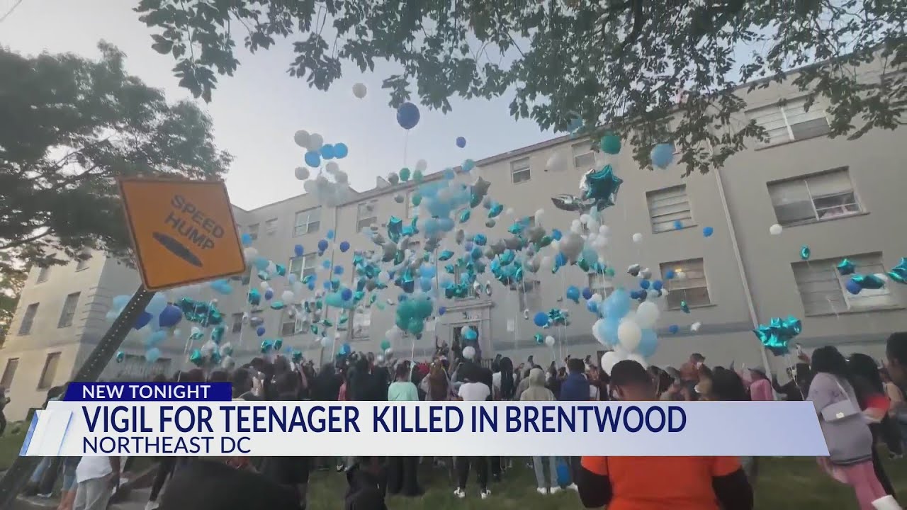 Vigil held for 17-year-old killed on his way to work in Northeast DC ...