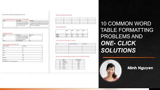 Celebrity 10 neat tips for formatting Microsoft Word Tables #msword #minhacademy Wealth