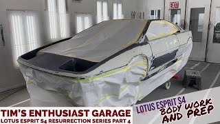 Lotus Esprit S4 Resurrection Part 4 : Body work at True Performance Body Shop. Can it be made new?