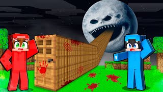 Encontré Una Puerta Gigante A La Luna Maldita En Minecraft