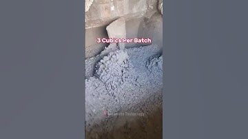Big Capacity Mixing 3 Cubics Per Batch #concrete #concretework #mixing #mixing #hardwork #shortvideo