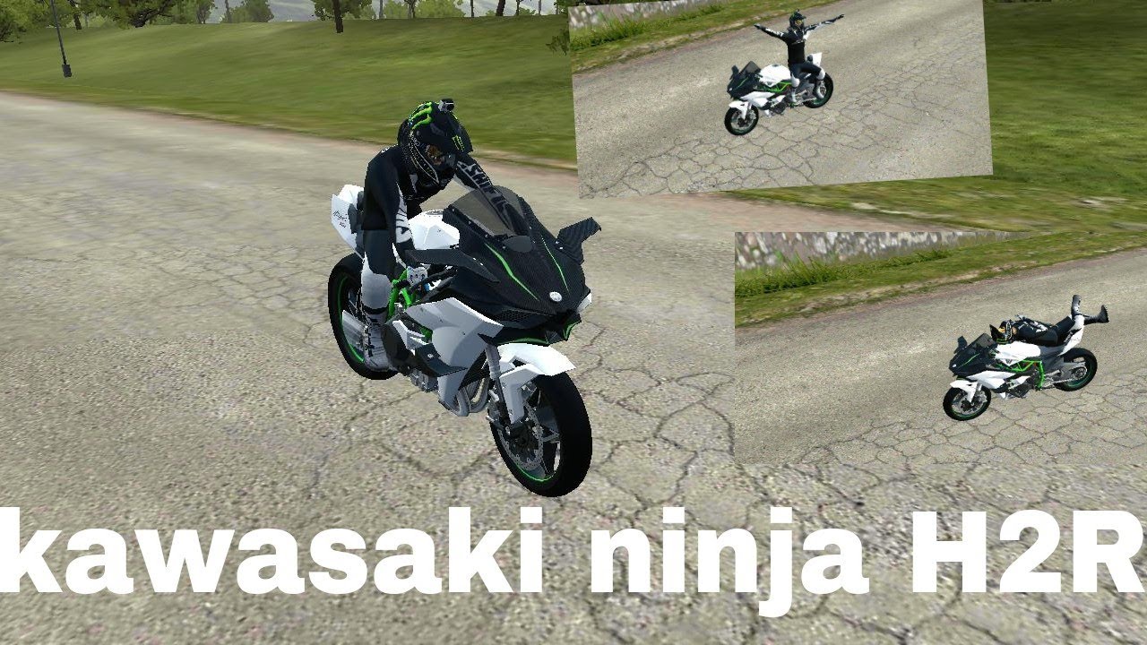 kawasaki ninja H2R mod bussid