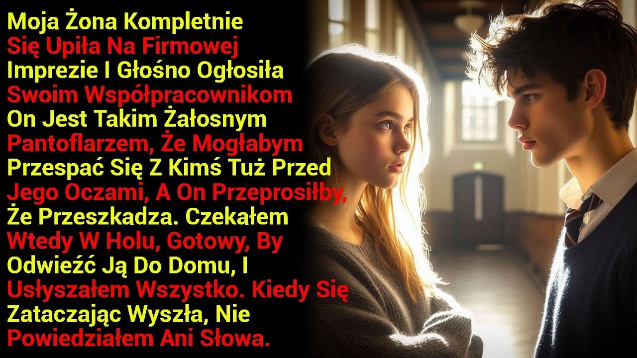 W nocy, kiedy żona miała firmową imprezę w hotelu, pojechałem tam, żeby ją odebrać. Czekałem w holu, gdy usłyszałem jej głos z antresoli – śmiała się z kolegami. „Twój hydraulik już tu czeka? Jest...