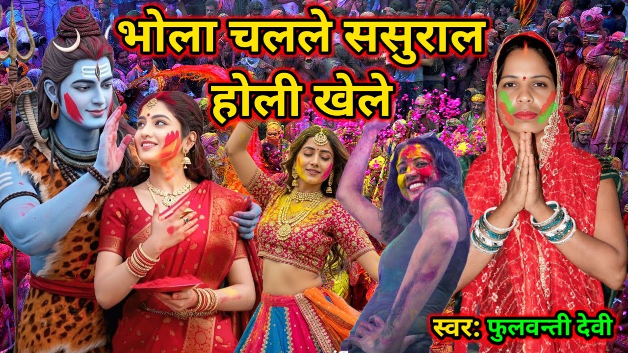 होली खेले चलले ससुराल | Holi Khele Chale Sasural | #होली #शिवभजन #shivcharcha #holi 
