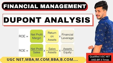 DuPont Analysis in easy and simple way||NTA UGC NET Commerce and Management ,MBA, BBA,CA by Akash