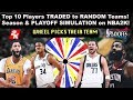 What if the top 10 NBA Players WERE TRADED? Season & PLAYOFF SIMULATION on NBA2K!