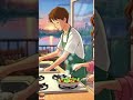 Love in Simple Moments 🍲 | Peaceful Evening Ghibli Animation #aestheticcooking #cooking #cozynights