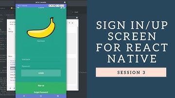 How to React-Native : Building Login & Register (Authentication) screen