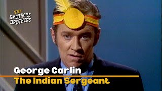 George Carlin | The Indian Sergeant | The Smothers Brothers Comedy Hour