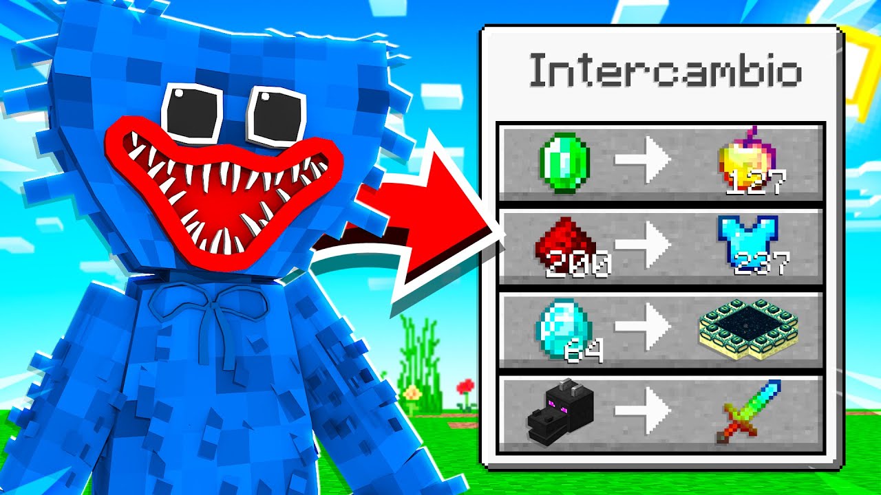 Paso Minecraft pero los CREEPYPASTAS me Intercambian Items OP 😱 INVICTOR y ELMAYO97