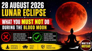 28 August 2026 Lunar Eclipse | What You MUST NOT Do During the Blood Moon & What to Do Instead