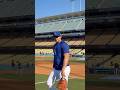 ドジャース大谷翔平、キャッチボールに登場