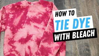 How to Reverse Tie Dye with Bleach