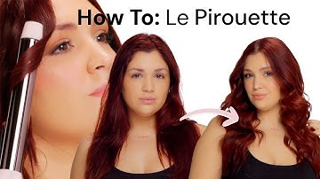 How To Use Le Le Pirouette Titanium Rotating Curling Iron from L’ange