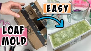 How to Make a FREE Soap Mold at Home From a Recycled Amazon Box - FAST, EASY & For Beginners!