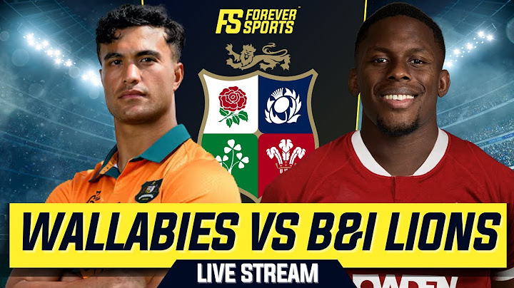 WALLABIES vs BRITISH & IRISH LIONS 2025 Live Commentary | British & Irish Lions Tour 2025