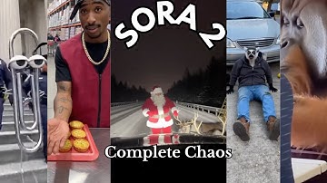 Sora AI videos are COMPLETE CHAOS | Try Not to Laugh 6 | Sora AI Funny Video Compilation