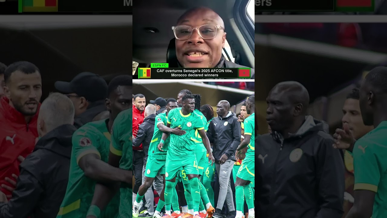 Colin Udoh on CAF's decision to strip Senegal of their AFCON title