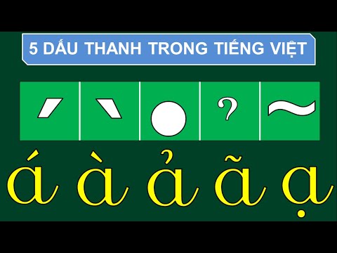 Video: 5 cách để thêm dấu vào chữ cái