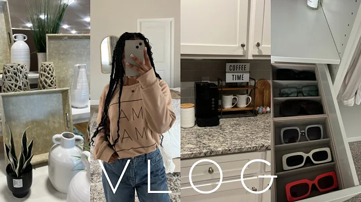 VLOG: HOMEGOODS +TARGET RUN + COFFEE BAR + CLOSET ...