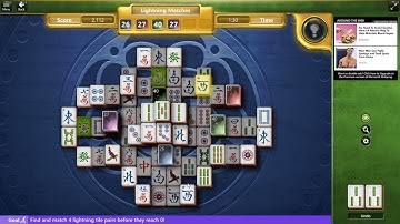Microsoft Mahjong Daily Challenge January 14th 2022 | Lightning Tiles - Medium