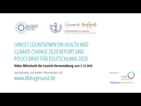 Launch-Veranstaltung zum Lancet Countdown Policy Brief für Deutschland 2020 am 3.12.2020