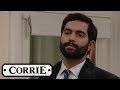 Coronation street  imran catches sean disrespecting ranas memory