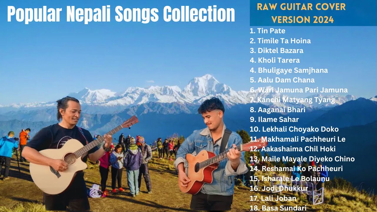 Popular Old Nepali Songs Collection  Raw Guitar Cover Version 2024