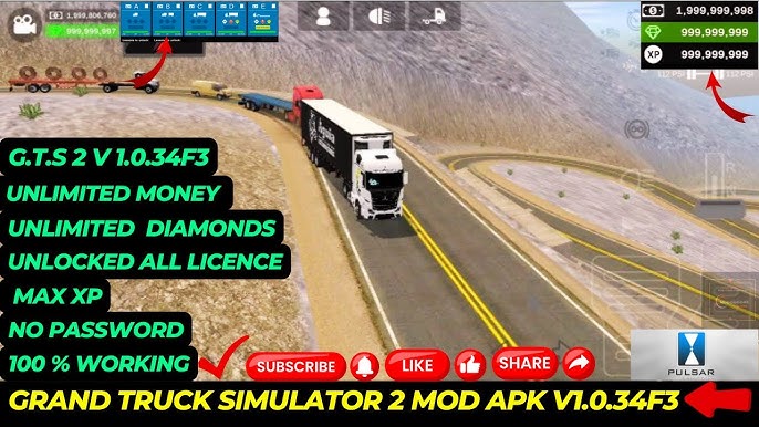 New Update! Grand Truck Simulator 2 Mod Unlimited Monday+E Driving Lessons  Unlocked 100% Working 