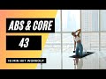 ABS & CORE HIIT WORKOUT | No.43