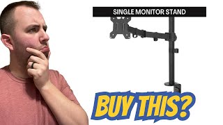 Amazon Basics Single Monitor Stand Review | The best monitor stand on Amazon | Amazon Basics Reviews
