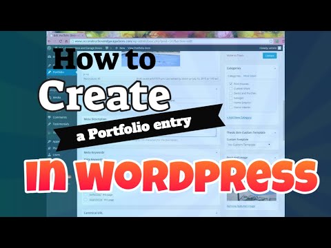 How to Create a Portfolio Entry in WordPress