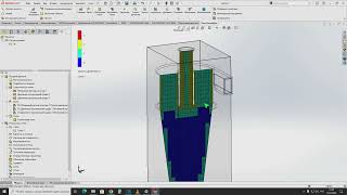 Циклон SW Flow Simulation