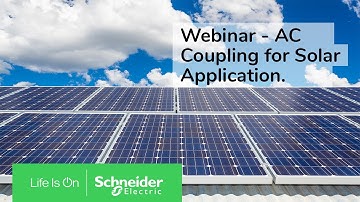 Webinar - AC Coupling for Solar Application