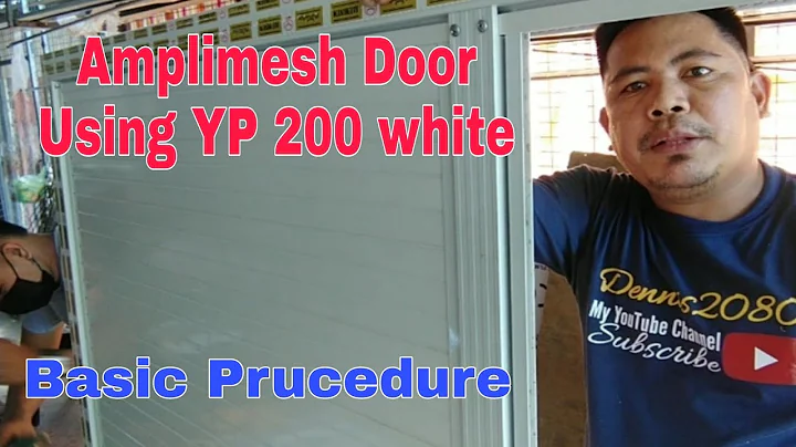 How to Build your own Screen Door Using YP 200