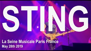 STING Live Full Concert 4K @ La Seine Musicale Paris France May 28th 2019 My Songs Tour 2019