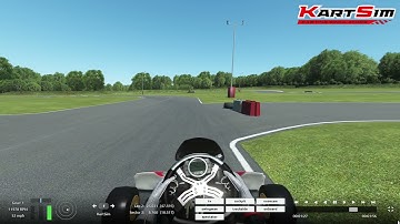 Whilton Mill Kart Circuit Hotlap in KartSim on rFactor 2