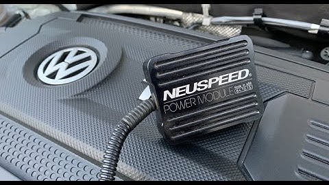MK7.5 GTI Neuspeed power module install (40-70HP)