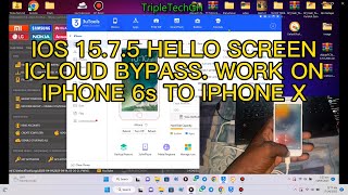 iOS 15.7.5 Hello screen icloud bypass with unlock tool with no serial number change. Quick & Easy