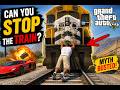 GTA 5 Train Stop Challenge 🚂 Can You Actually STOP the Train? 😱 (Myth Busted) #gta5 #gta #gtaonline
