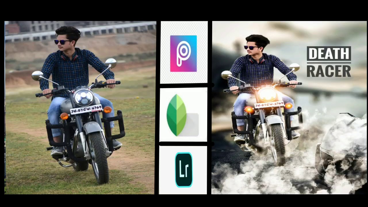 PicsArt editing | Bike editing | Royal Enfield Snapseed editing | Background  Change. - YouTube