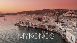 Mykonos Greece | Tropical Summer Deep House Music | Cinematic Drone 4K