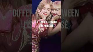 Difference Between Lisa And Rosé ❤️🖤💗❤️