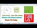 Simple pcb circuit design in computer   wirefree pcb wizard   free source