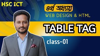 table tag html hsc part 01 | rowspan | Colspan | টেবিল তৈরি এখন পানির মত সহজ||
