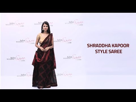 How to Wear Saree like Shraddha Kapoor | Indian Wedding Saree