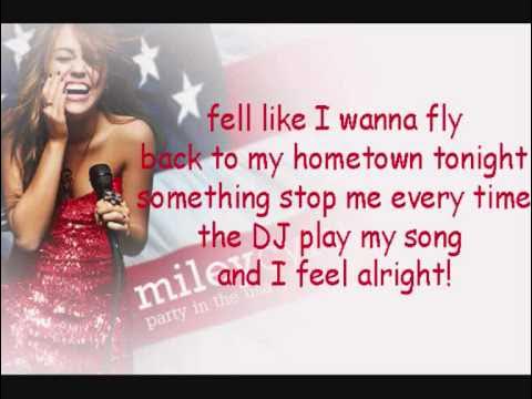 Party in the USA karaoke instrumental