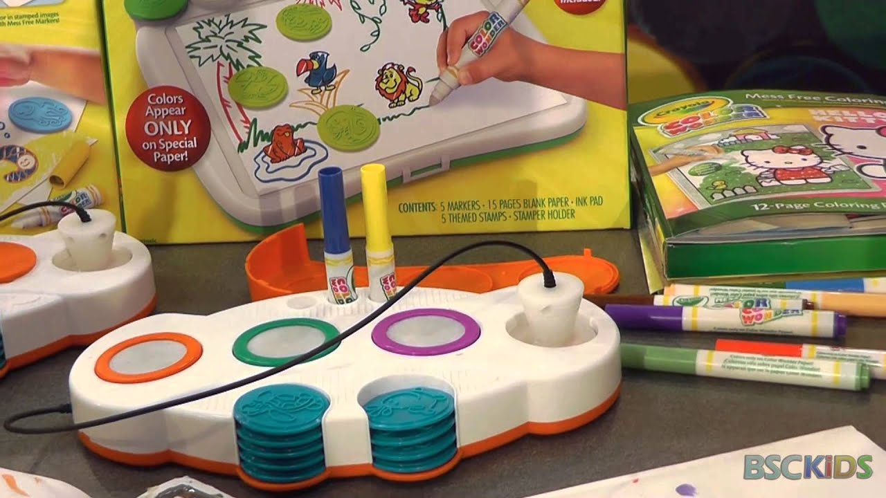 Crayola Color Wonder Light Up Stamper Youtube