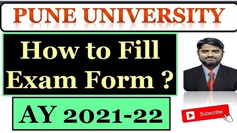 #How to Fill Exam Form? | SPPU  | Pune University